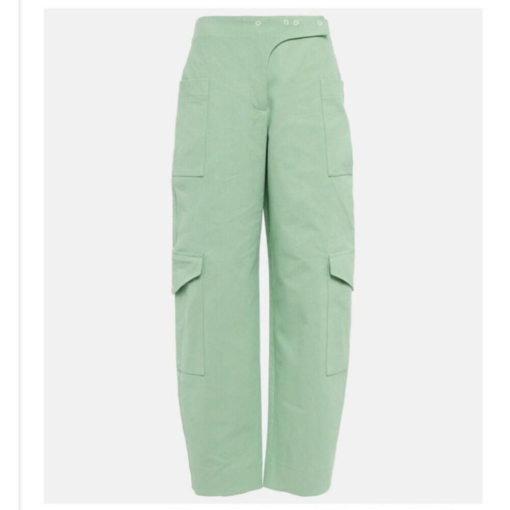 GANNI Cotton Suiting Pants Size 40